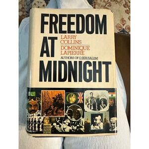 Simon and Schuster Freedom at‎ Midnight Book History India Partition 1975